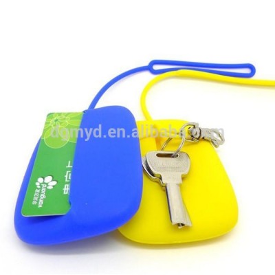 Hot Selling Silicone Keychain Coin Purse Holder