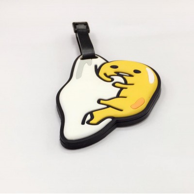 Wholesale high quality soft pvc cartoon luggage tag design own luggage tag